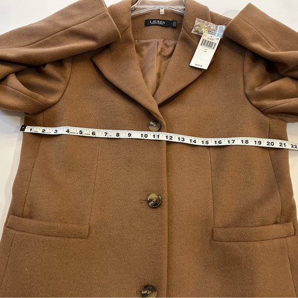 Ralph Lauren Classic Wool Blend Single-Breasted Coat NWT - Picture 5 of 10